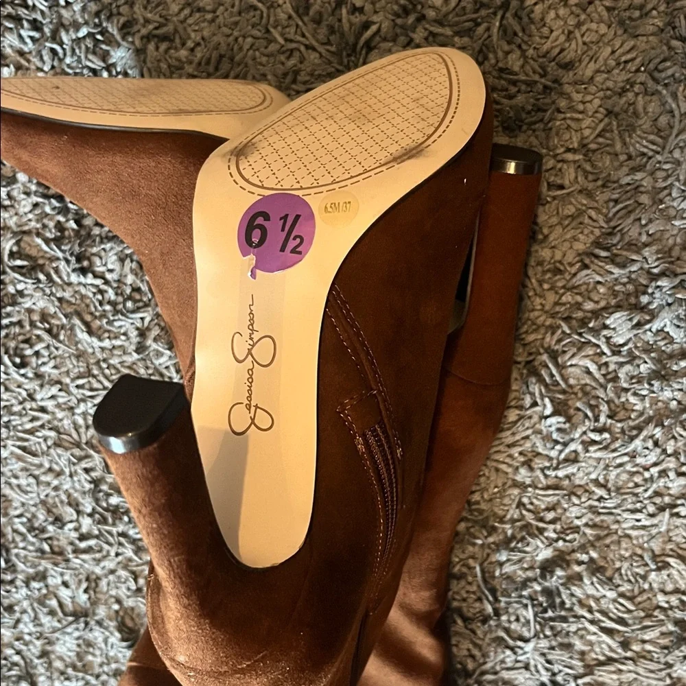 🤎JESSICA SIMPSON Brown Suede Knee-High Boots